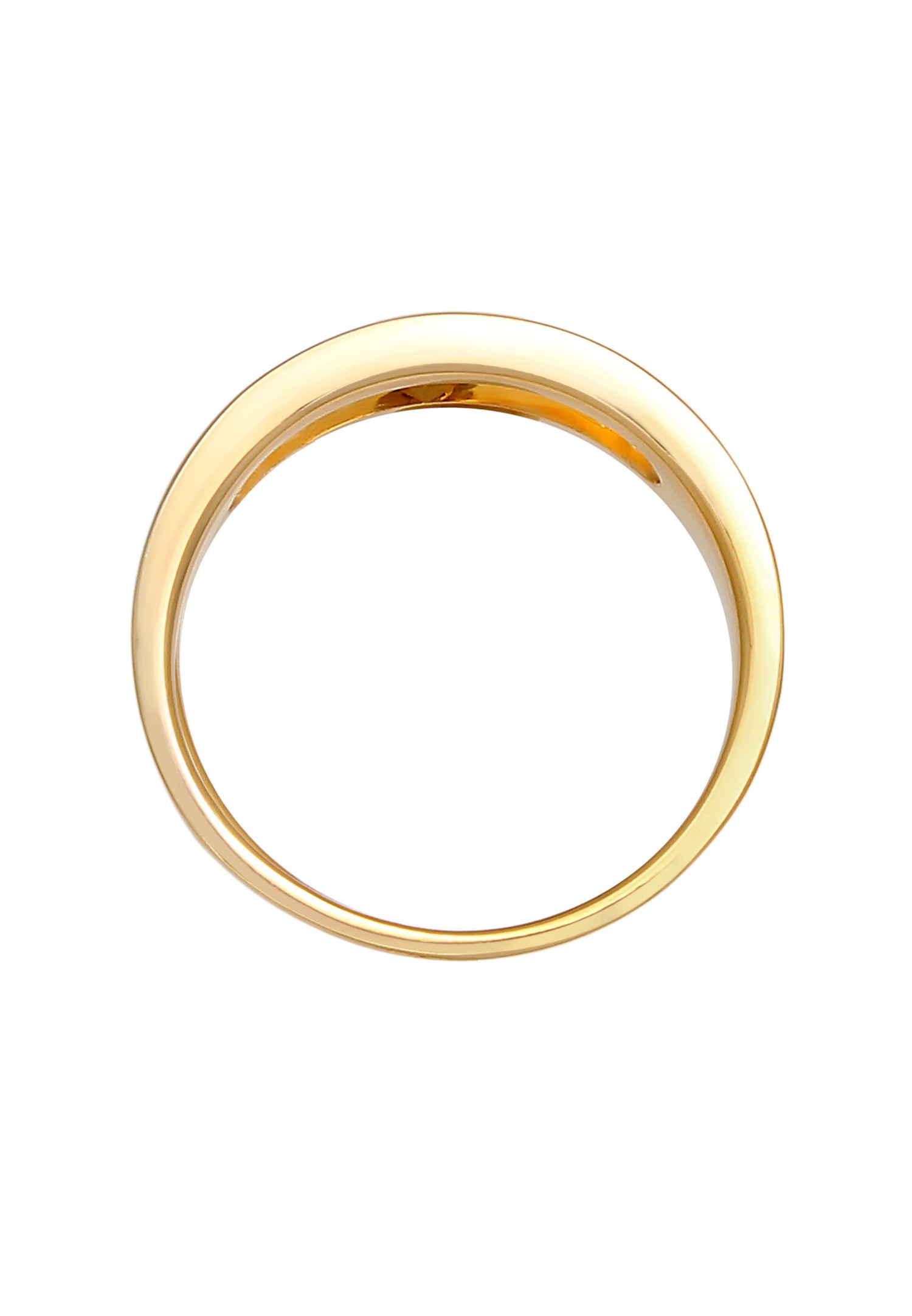 Elli Femmes Bague Solitaire Classique avec cristaux en argent sterling 925