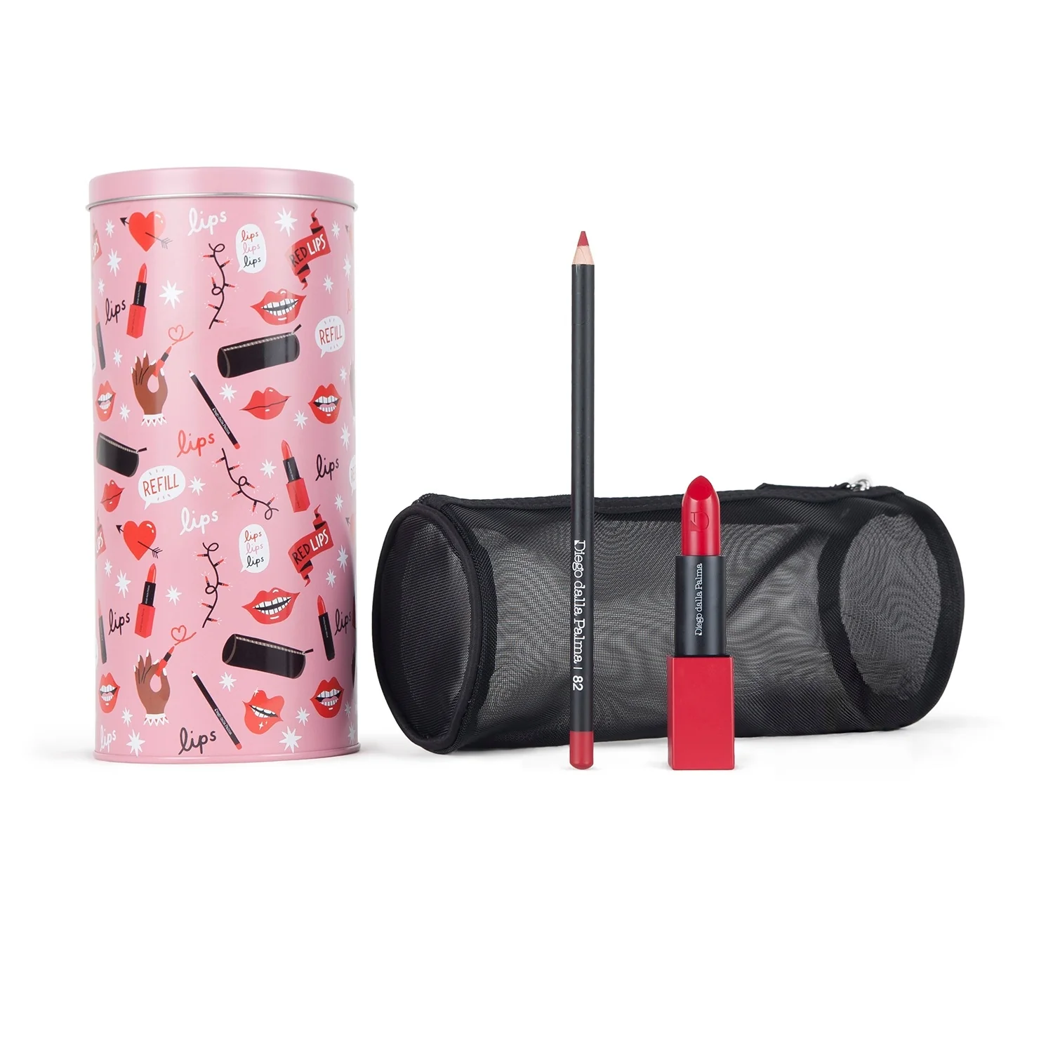Labbra Lips Kit - Cofanetto Make Up, Rossetto, Matita labbra