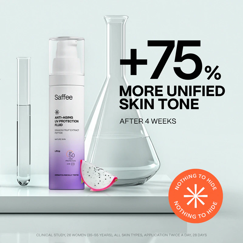 Saffee LiftUp Ochranný fluid proti starnutiu s UV žiarením
