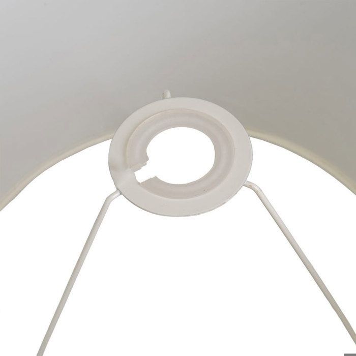Abat-jour tambour beige hauteur 24 cm