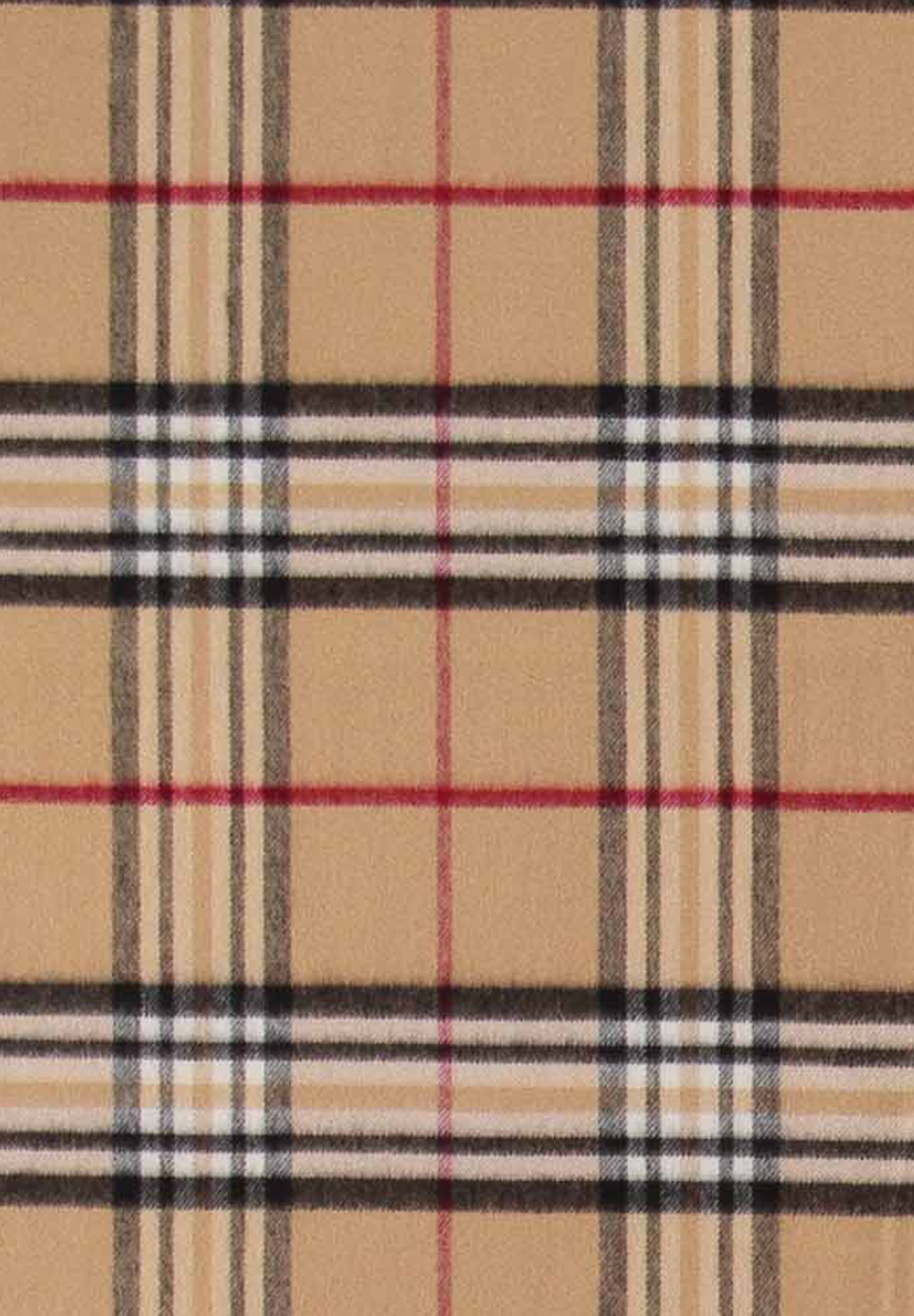 FRAAS PLAID CASHMINK - Écharpe - camel