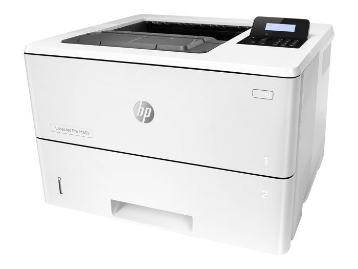 HP LaserJet Pro M501dn Laserdrucker – Monochrom – USB 2.0, Ethernet – Vorder- und Rückseite – A4