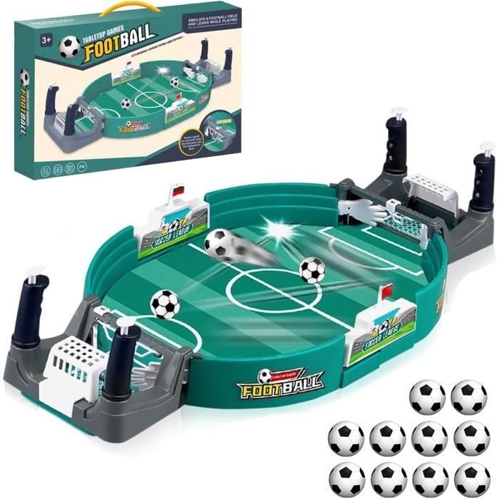 Jeu de baby-foot - Noname - Mini Jeu Interactif - 10 Ballons - Pour 2 à 4 Joueurs - Intérieur