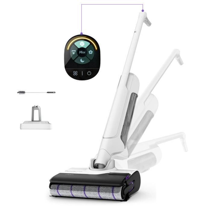 Rowenta X-Clean 10, draadloze stofzuiger en wasmachine, 60 min, reinigt in één keer GZ7035WO