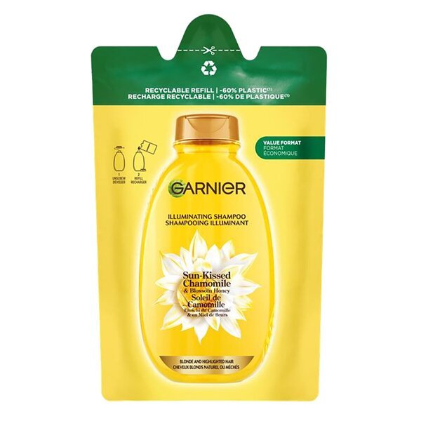 Garnier Ultra Doux Sun-Kissed šampón s harmančekom a kvetmi, náplň 250 ml