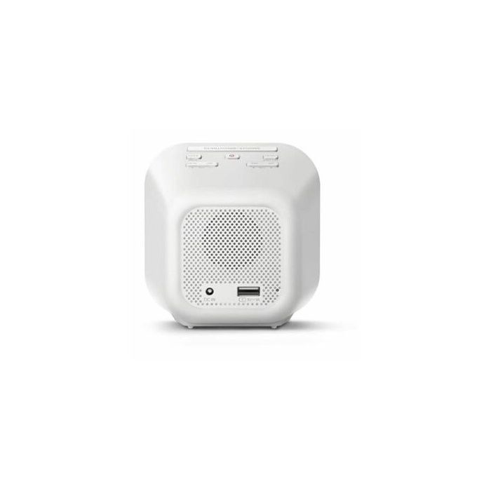 Radio reloj Philips TAR4406 con acabado de espejo