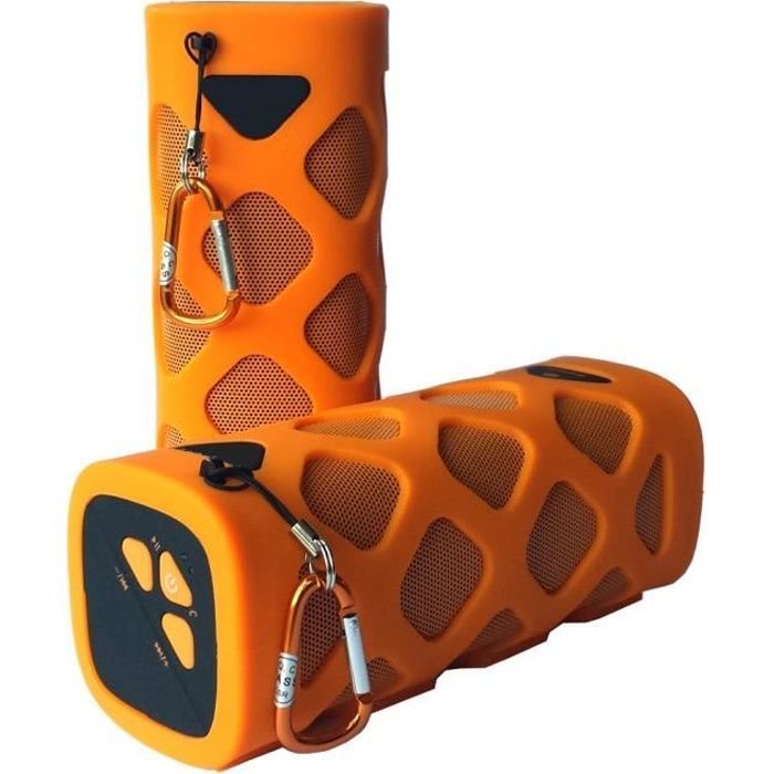 Link-e ®: Portable Bluetooth speaker, waterproof, dustproof and shockproof - NFC, hands-free function, microphone...