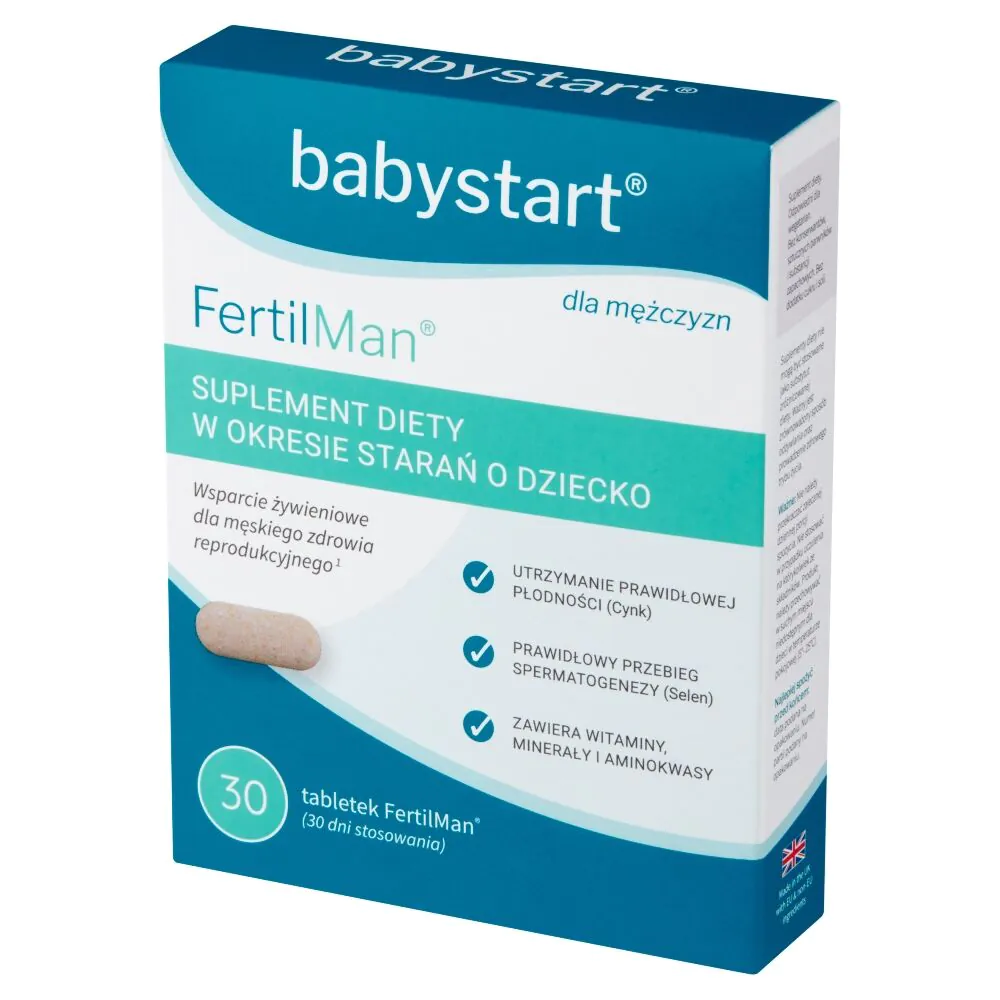 FertilMan, Preparat wspomagający płodność u mężczyzn, Tabletki
