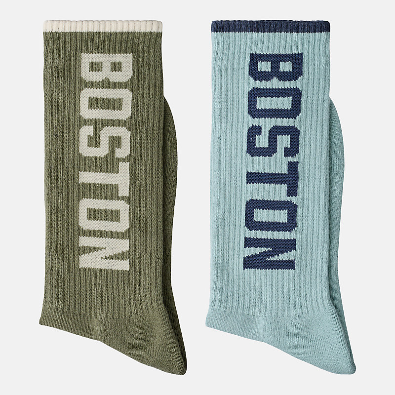 Boston Crew Unisex Zokni 2 db-os Csomag – Vegyes Színekben