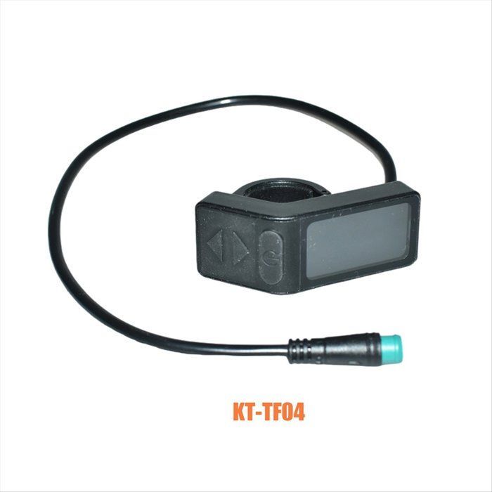 Pantalla TFT KT TF04 para bicicleta eléctrica, ciclocomputador, protocolo Kunteng KT, conector impermeable 24V, 36V, 48V