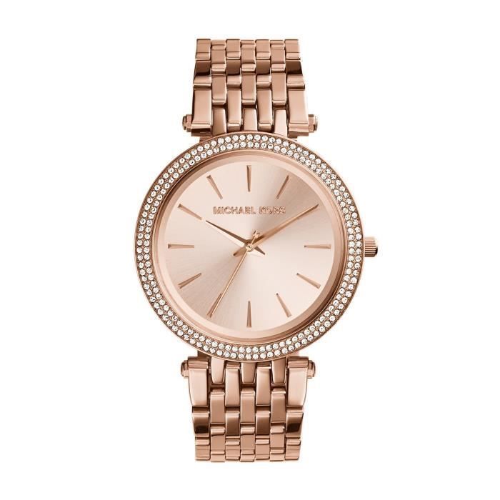 Women's Watch - Michael Kors - MK3192 - Rose Gold Stainless Steel - 5 ATM Water Resistance - Rose Gold Dial