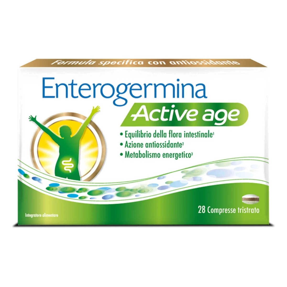ENTEROGERMINA Enterogermina Âge Actif 28 comprimés Pour l'équilibre de la flore intestinale
