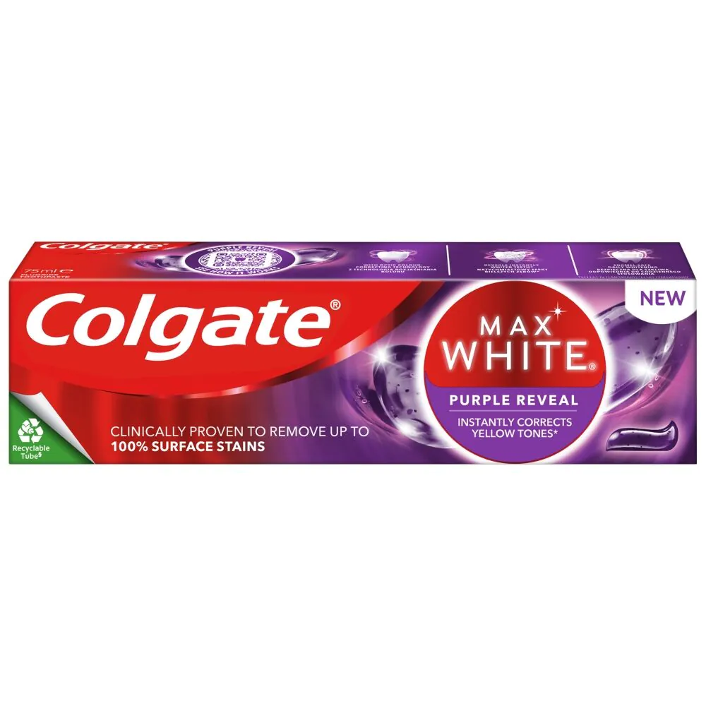 Colgate Pasta do zębów Max White Purple Reveal