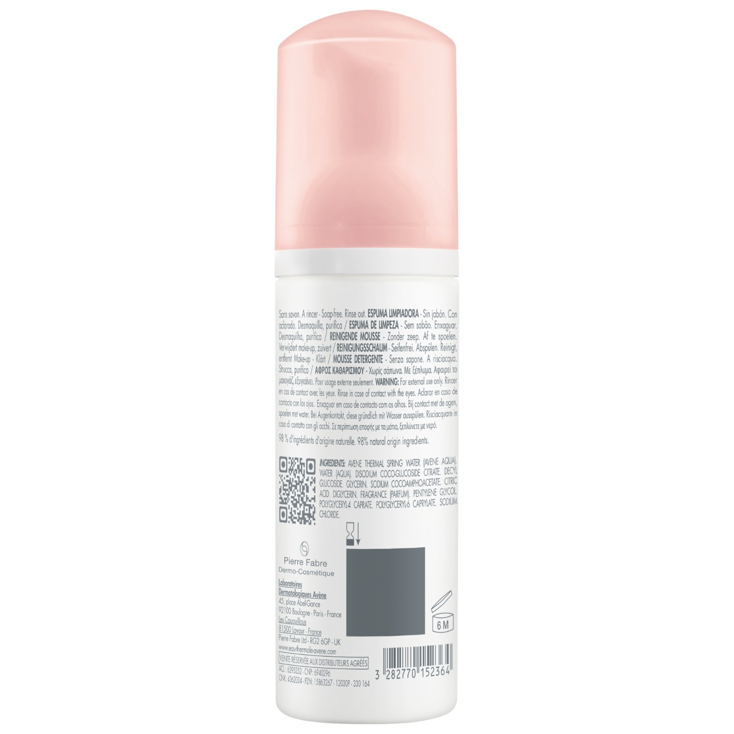 Avène veido valymo putos Les Essentiels Les Essentiels valomosios putos – 50 ml