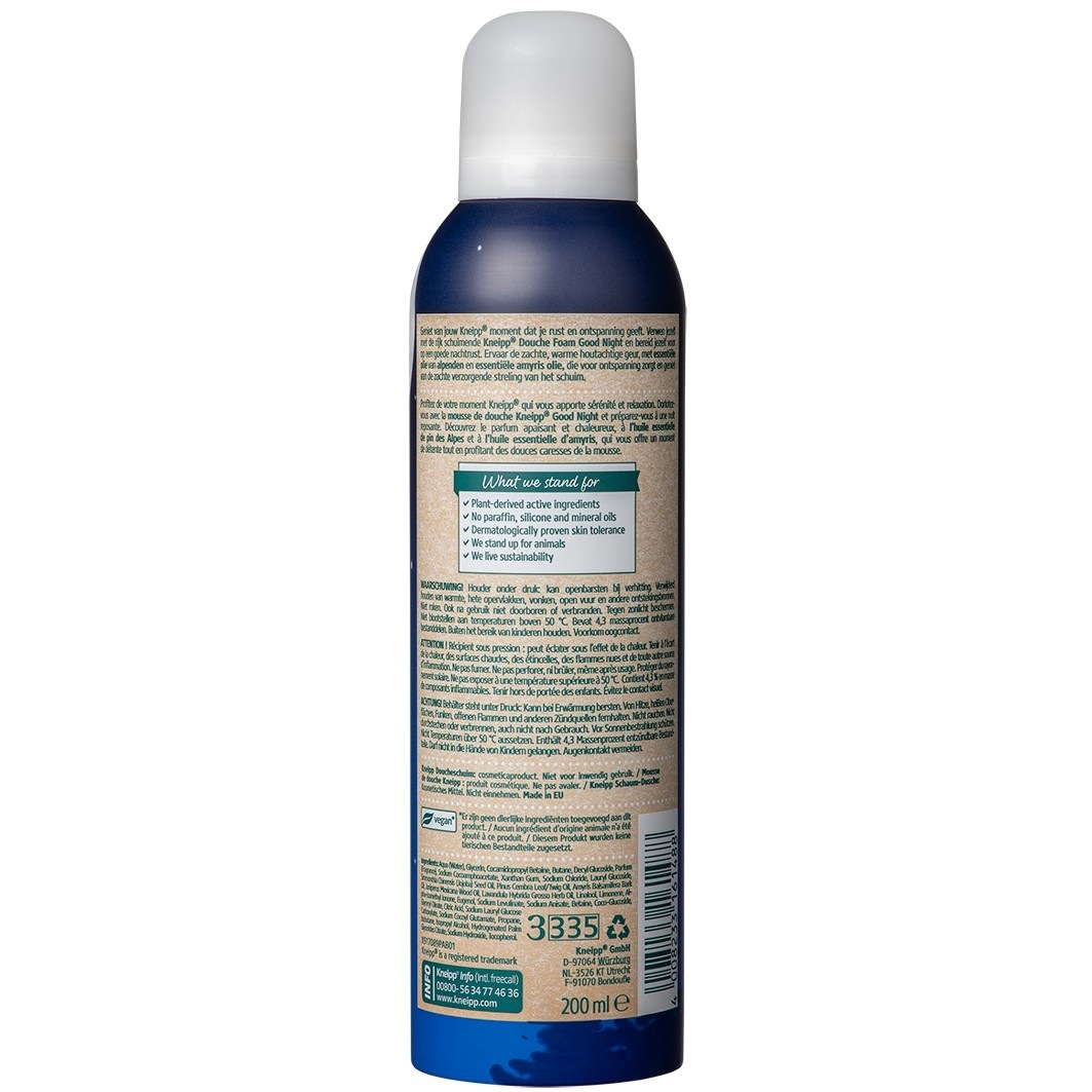 Kneipp pjena za tuširanje za laku noć - 200 ml