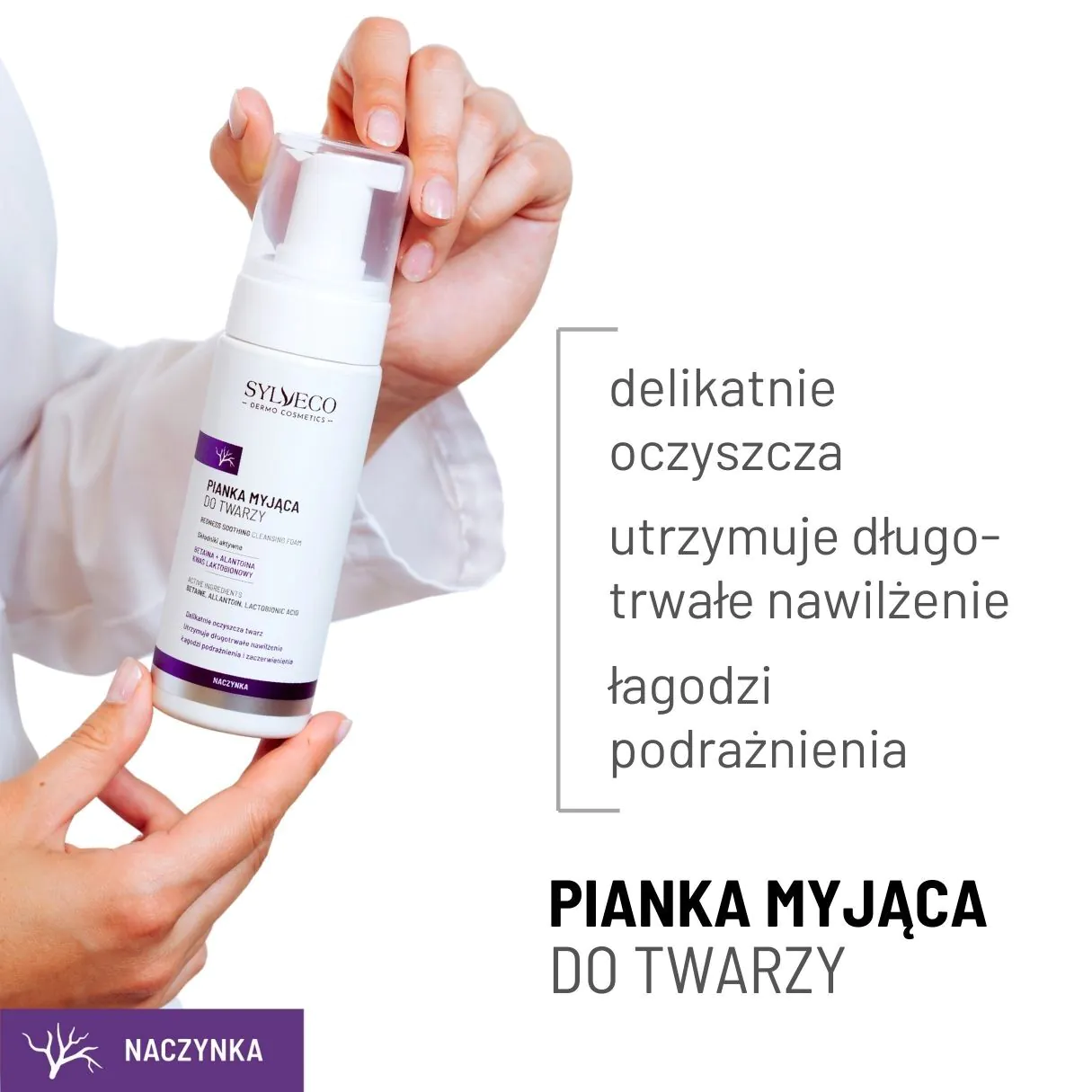 Sylveco Dermo Pianka myjąca do twarzy