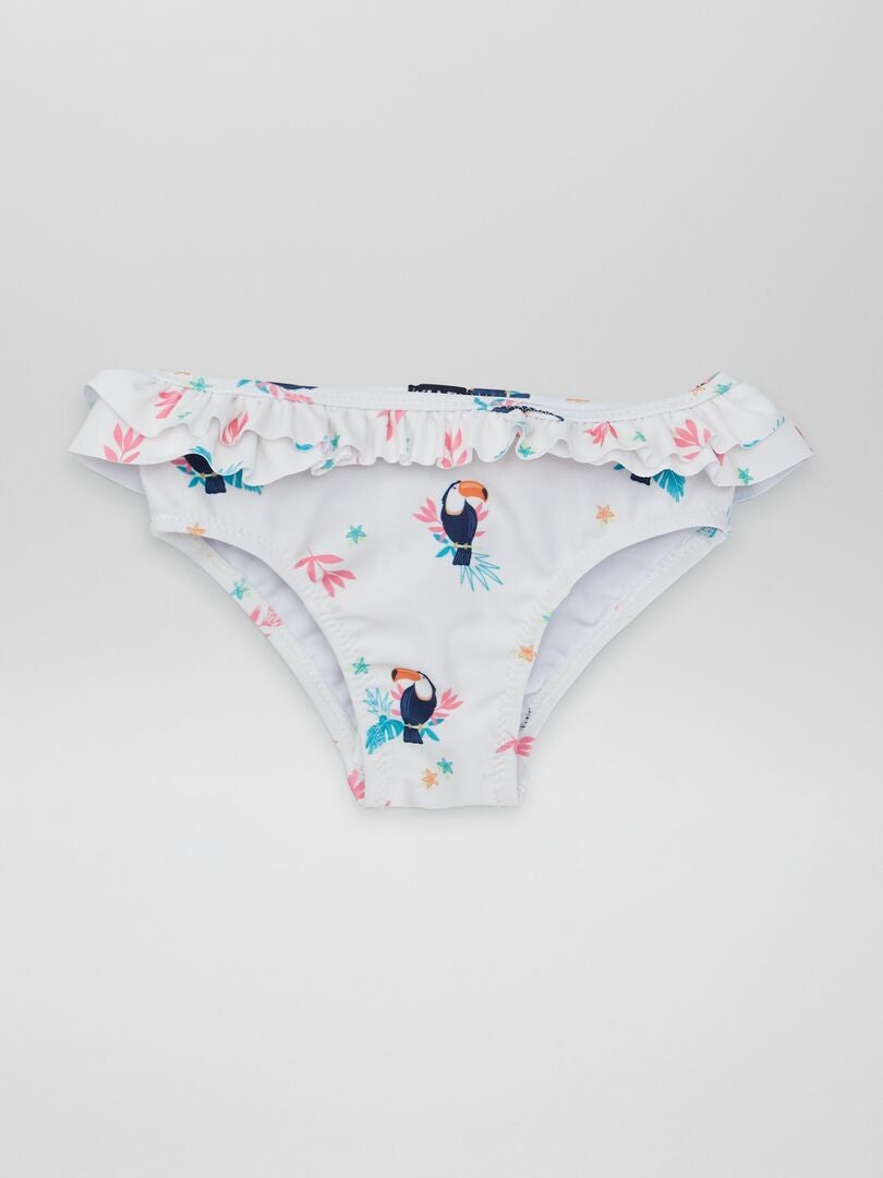 Set van 2 zwembroekjes - WIT