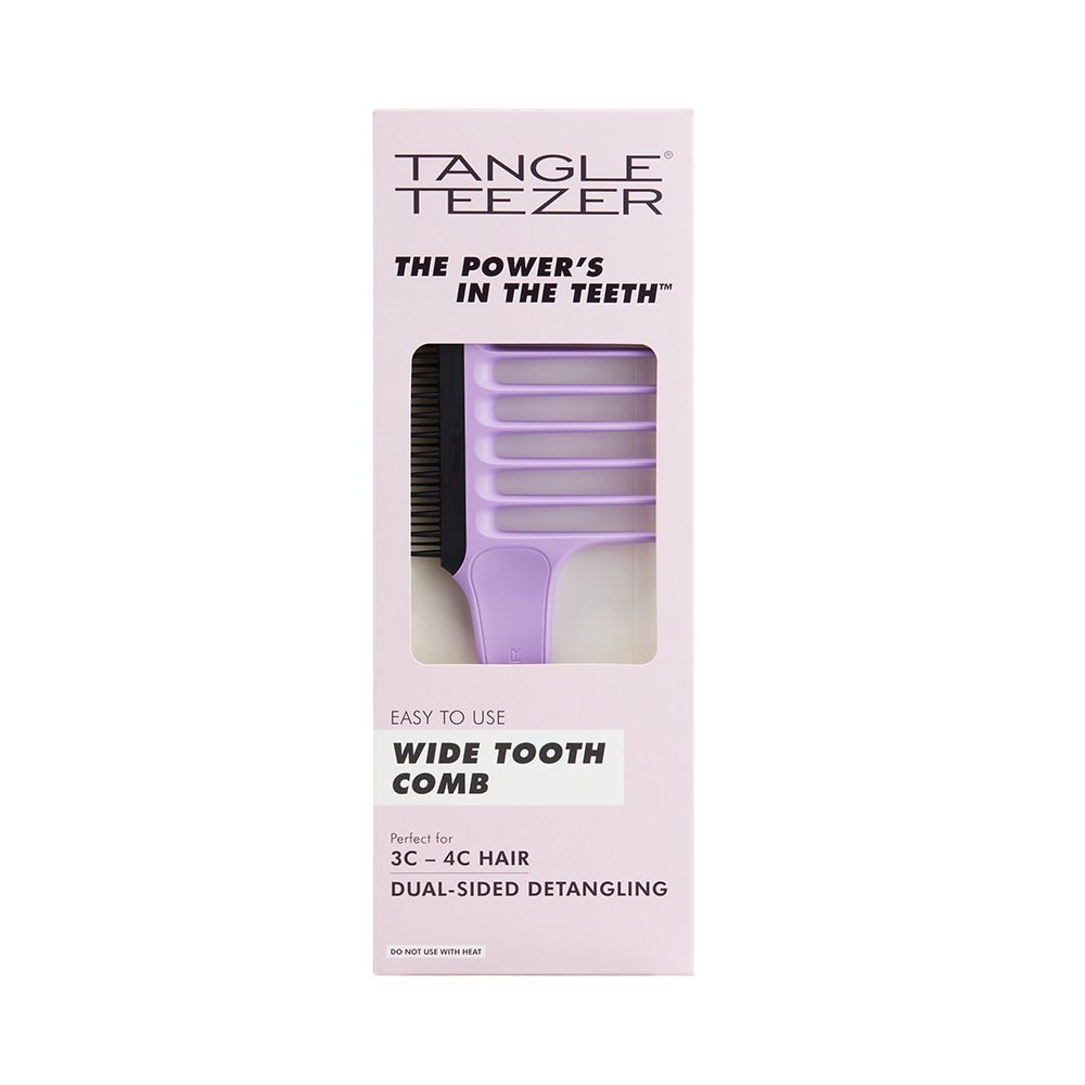 Peine de dientes anchos Tangle Teezer – Lila-Negro – 1 unidad