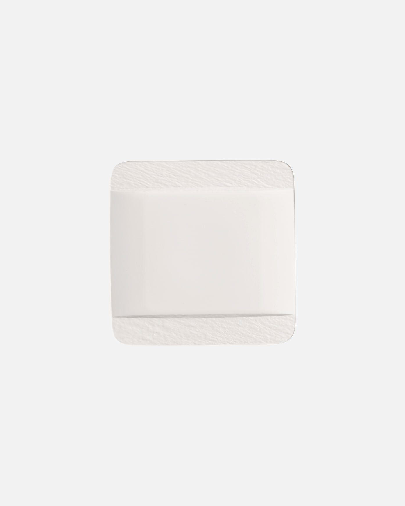 Talíř Villeroy & Boch, čtvercový, Manufacture Rock Blanc - 1 kus
