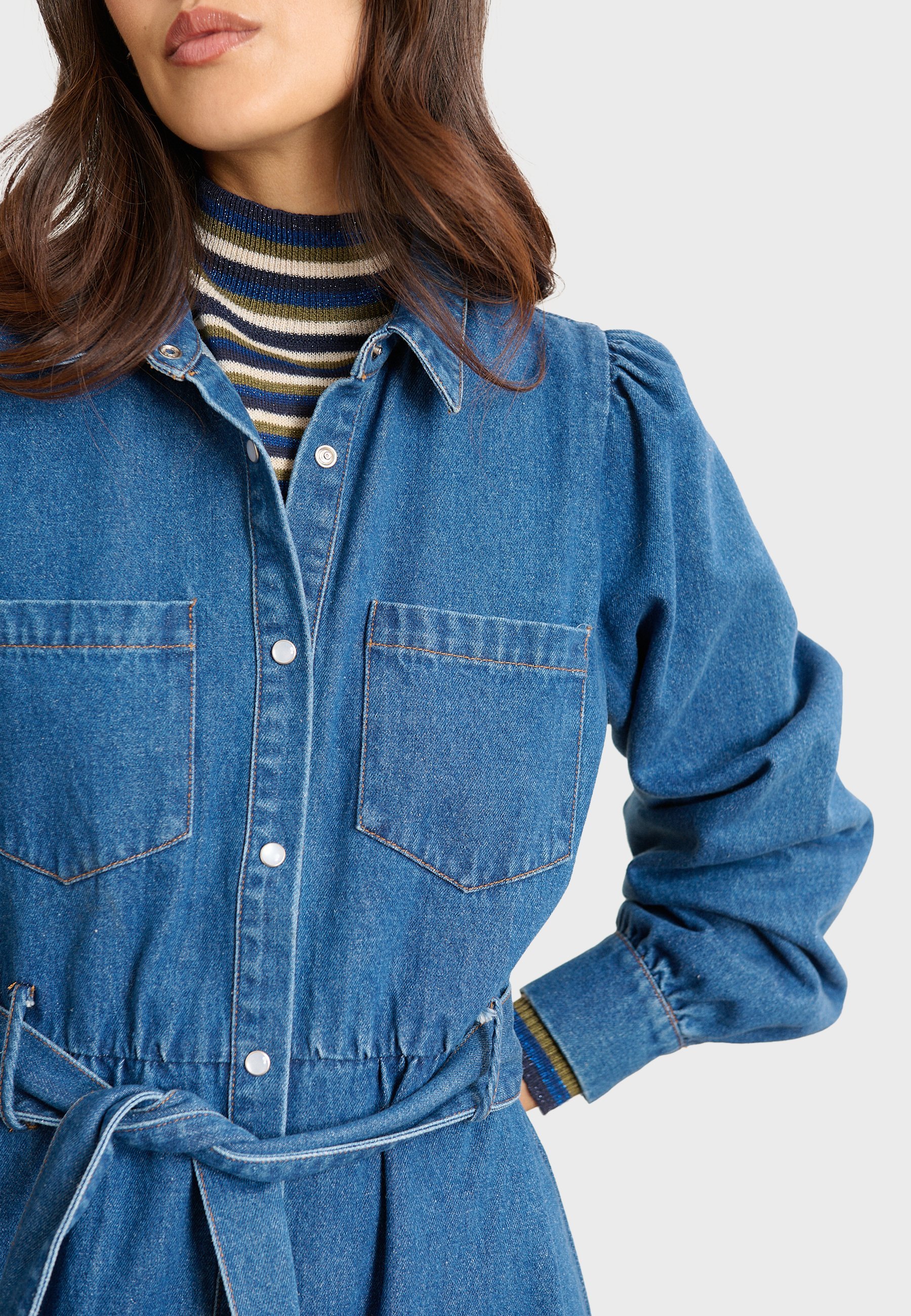 Garance Paris denim jurk - denim