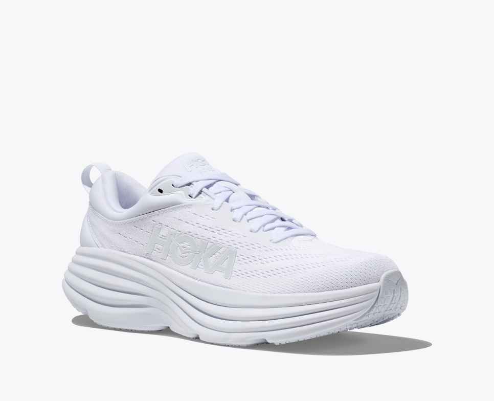 HOKA Bondi 8 Weiß/Weiß