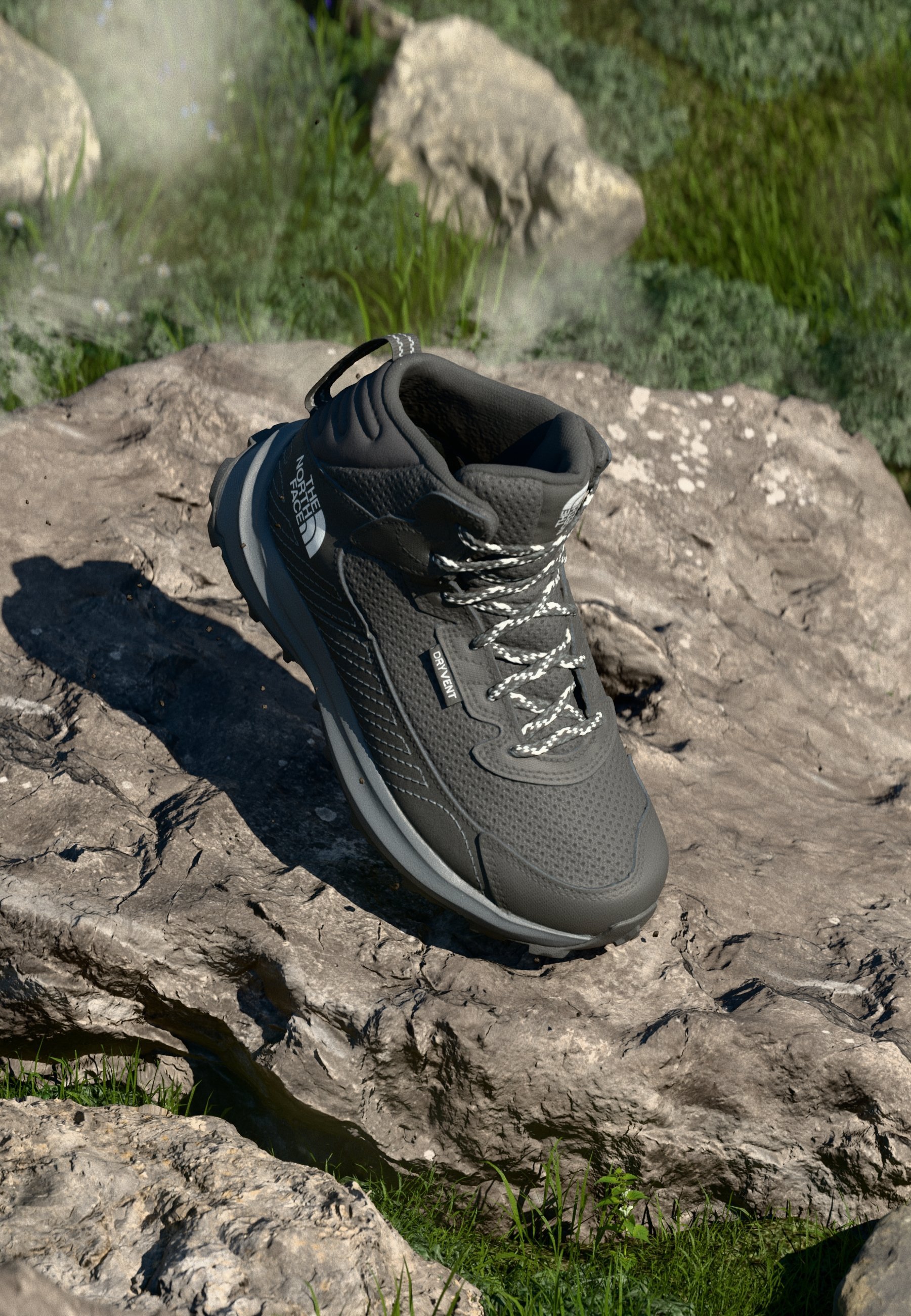 The North Face FASTPACK MID WP UNISEX - Wanderschuhe - schwarz