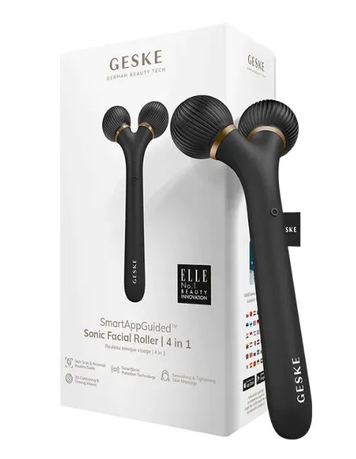 Geske Sonic Facial Roller 4in1 Roller soniczny Gray