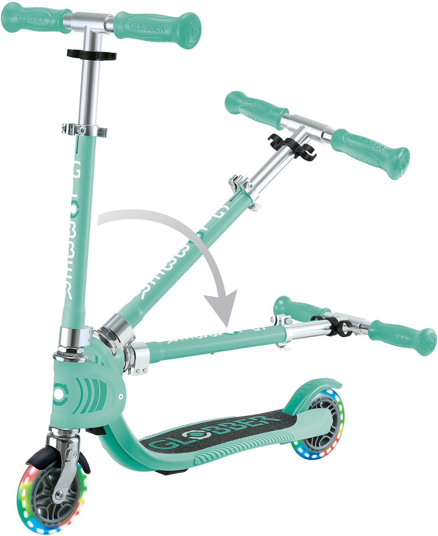 Zweiradroller - GLOBBER - FLOW FOLDABLE JUNIOR LIGHT - Mint