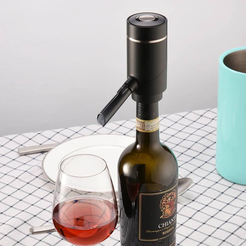 Versatori automatici di vino, aeratori e dispenser di vino, aeratori e versatori elettrici per vino rosso e bianco con ricarica USB