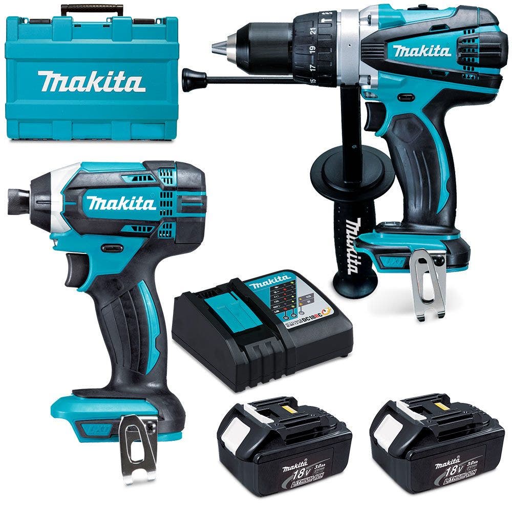 Conjunto de 2 peças MAKITA 18V 2 x 3,0Ah DLX2145