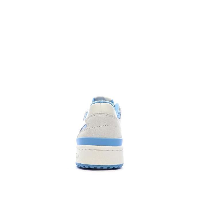 Zapatillas Adidas Forum para hombre, color blanco y azul.