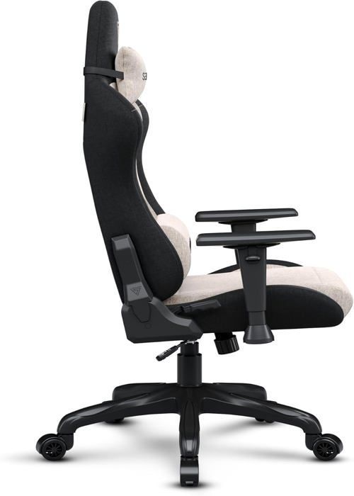 Gamingstoel - SENSE7 - Spellcaster FUKU - Premium Alcantara - Ergonomisch - Beige-Zwart