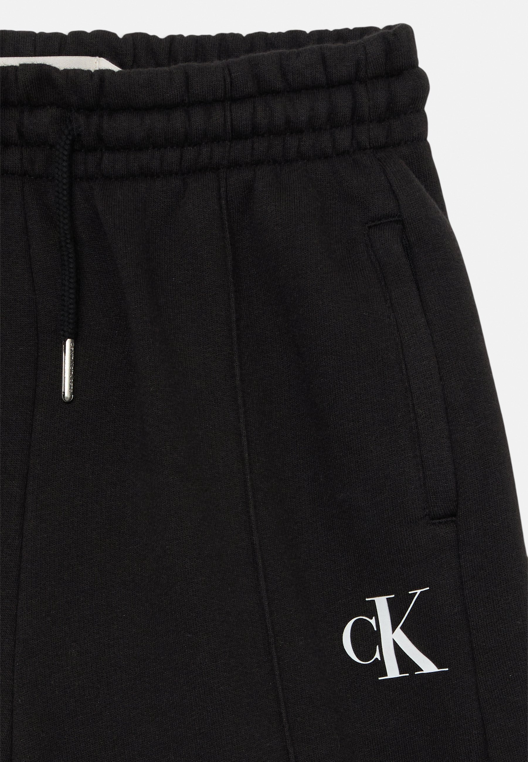 Calvin Klein Jeans LOGO WIDE LEG - Trainingsbroek - zwart