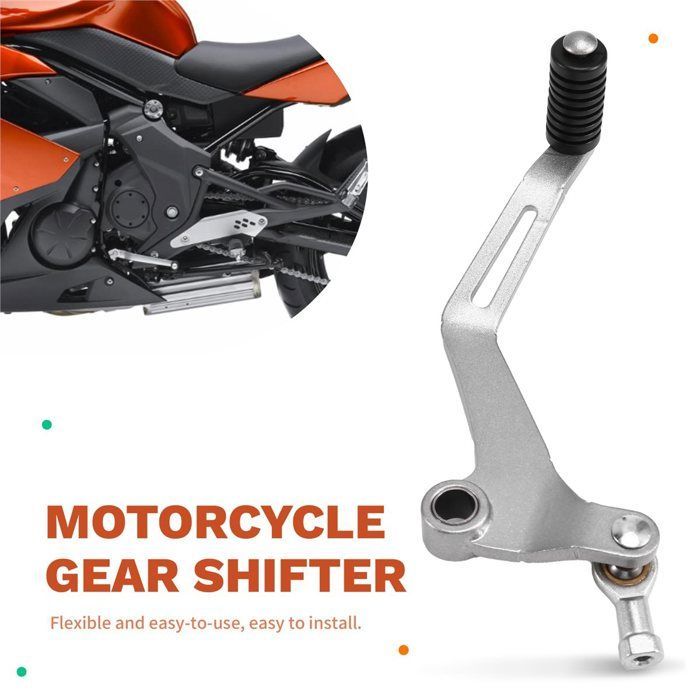 Leva del cambio per moto 650 EX650 ER650 Z650 ABS Z650 Z650RS Argento, Metallo, Argento