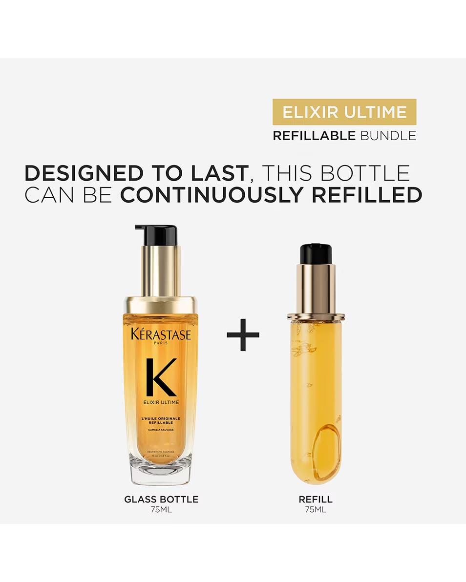 KÉRASTASE Elixir Ultime L'Huile Originale Ulei de păr reîncărcabil pentru toate tipurile de păr