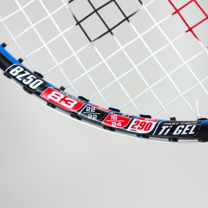 Raquete de badminton - KARAKAL - Zona Preta 50 - Formato quadrado isométrico - Potência e velocidade