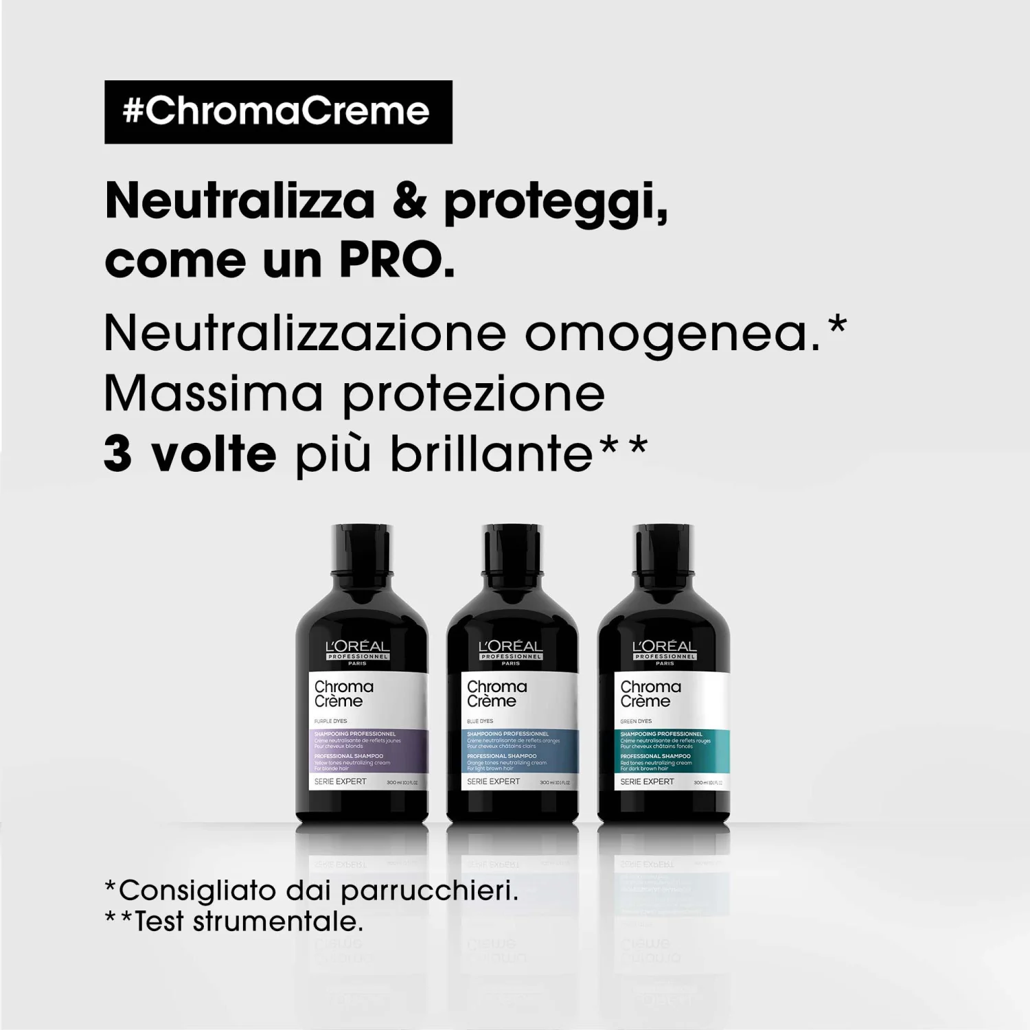 SERIE EXPERT New Chroma Crème Purple Dyes Shampoo - Shampoo Protezione Colore