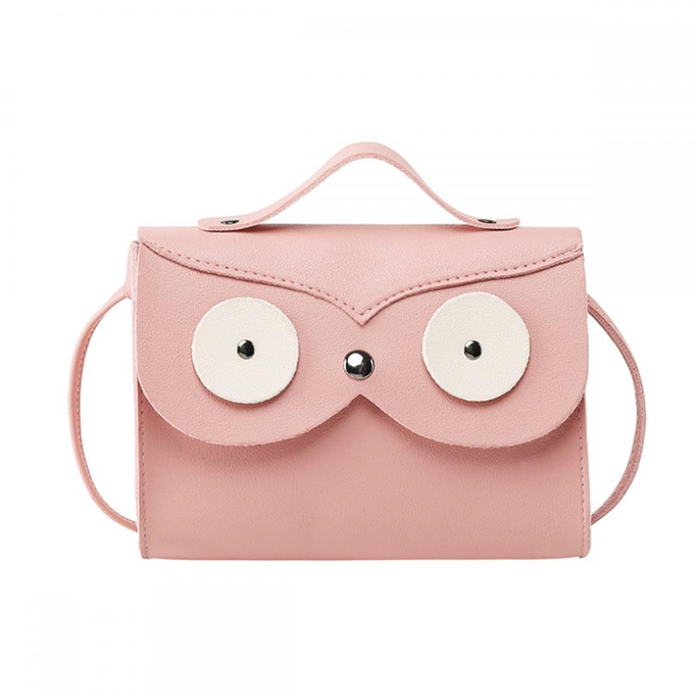 Borsa a tracolla piccola alla moda 2020 con grazioso design a gufo, borsa a spalla in pelle PU, borsa da viaggio per DONNE e ragazze