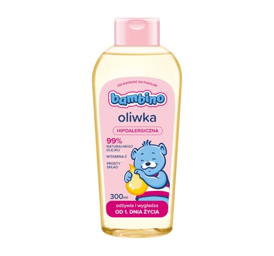 Bambino oliwka dla dzieci i niemowląt z witaminami E F 300 ml