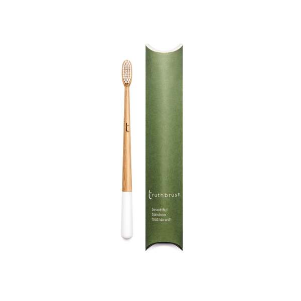 Truthbrush Bambuszahnbürste Cloud White Soft