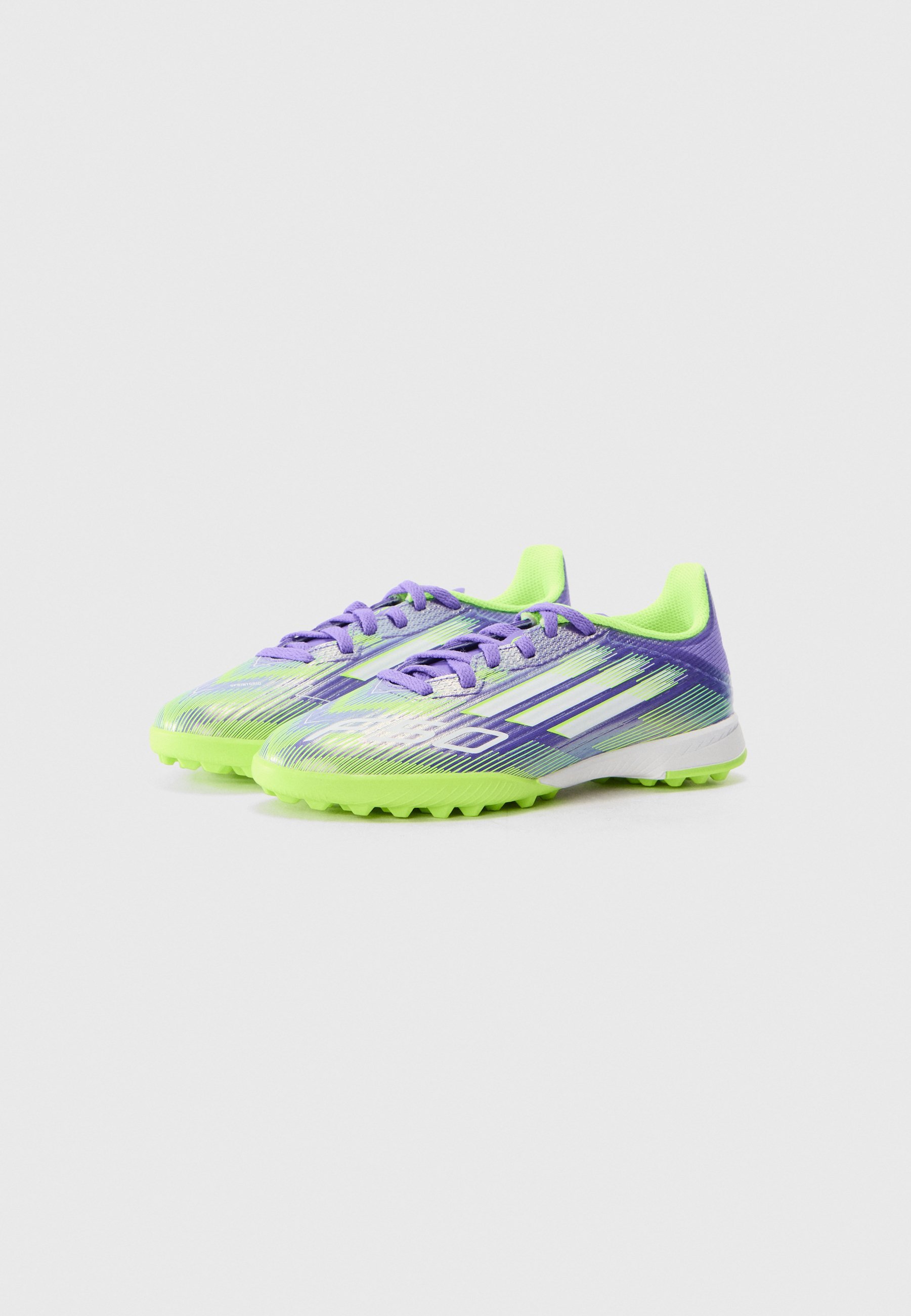 adidas Performance F50 LEAGUE UNISEX - Fotballsko for kunstgress - purple rush/white/lucid lemon