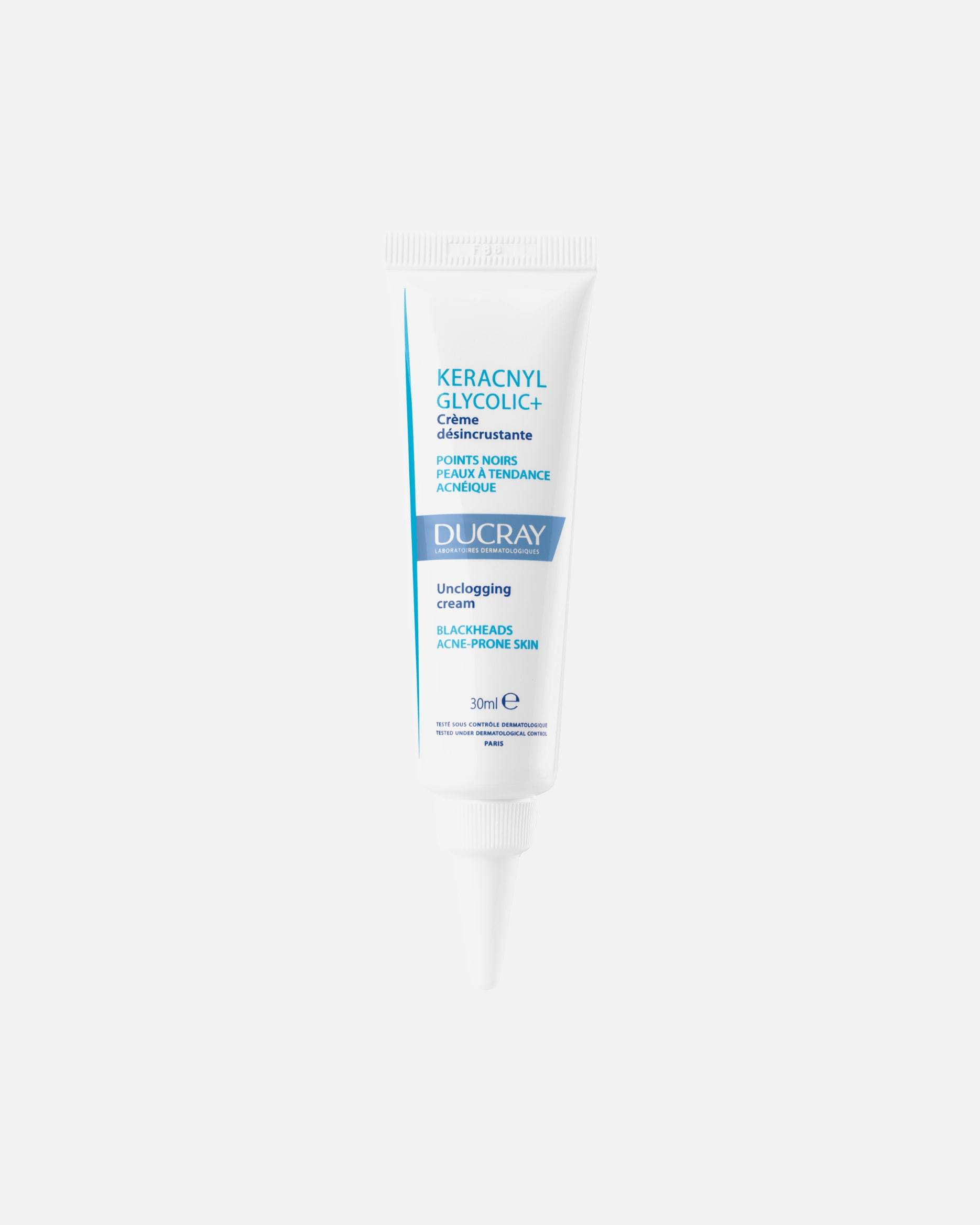 „Ducray“ spuogų priežiūros priemonė „Keracnyl“ – spuogų šalinimo kremas, 30 ml