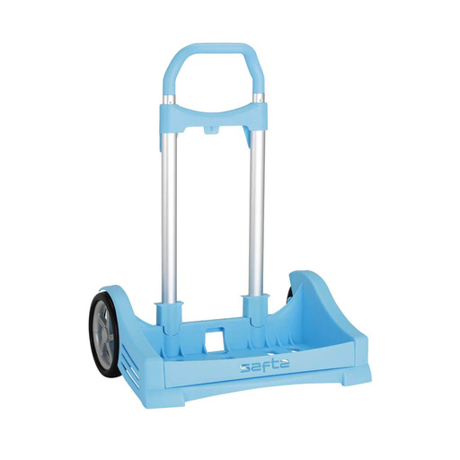 Safta 641077205 - School Backpack Trolley, Light Blue