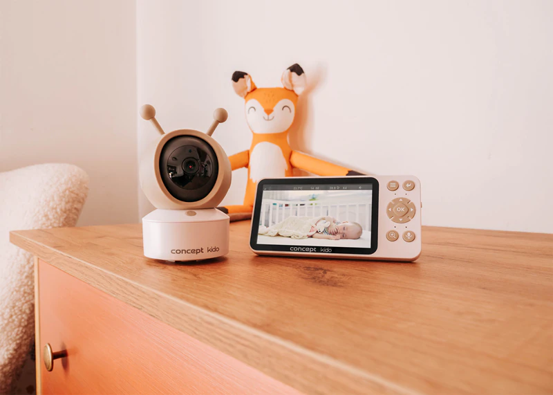Monitor de vídeo digital para bebês Concept KIDO KD5010 com luz de fundo LED