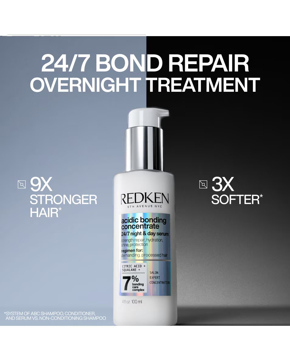 Ser REDKEN Acidic Bonding Concentrate 24/7 zi și noapte - pentru păr deteriorat