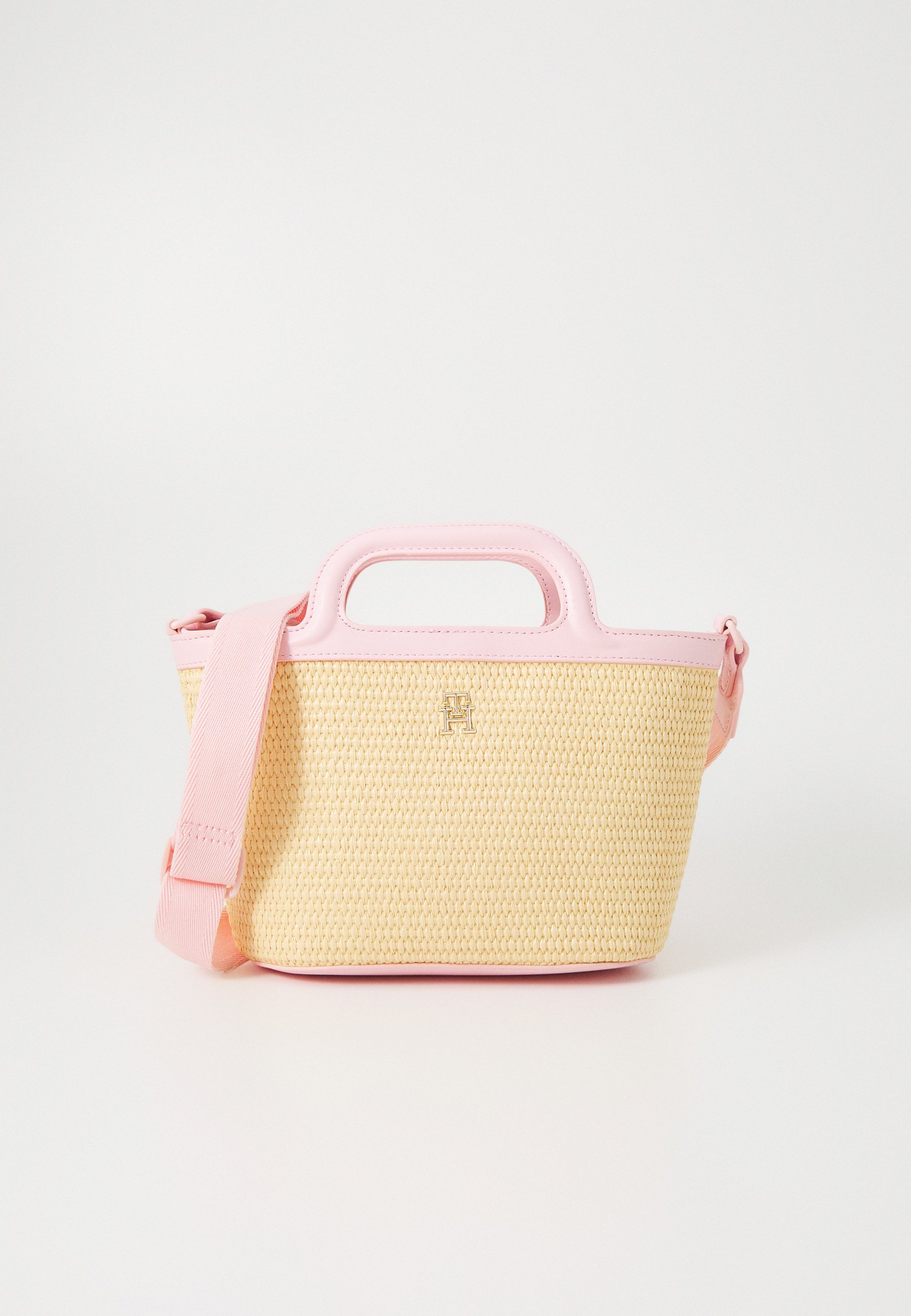 Sac bandoulière unisexe Tommy Hilfiger SUMMER PREP BASKET CROSSOVER - rose précieux