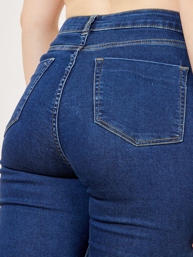 Pantalones vaqueros ajustados con efecto moldeador - AZUL