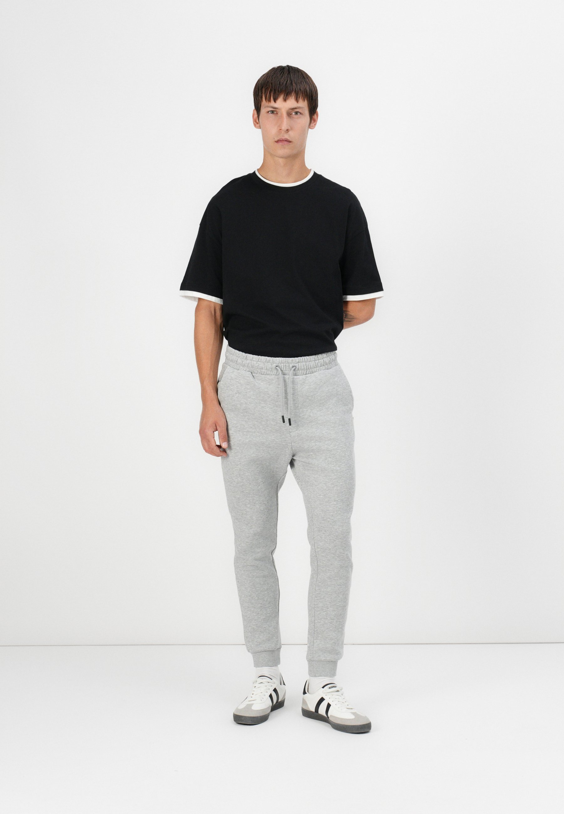 Jack & Jones JPSTGORDON JJBRADLEY - Trainingsbroek - lichtgrijs gemêleerd