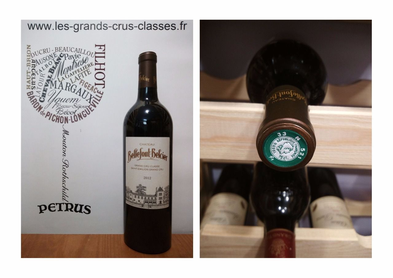 Château Bellefont-Belcier 2012 - Saint-Emilion Grand Cru Classé - tinto - 1 x 75 cl