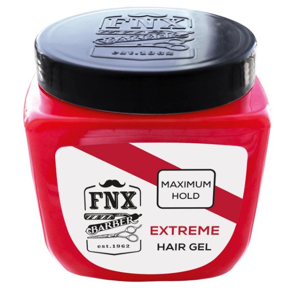 FNX Barber Gel za ekstremno obstojnost Geli za lase in izdelki za oblikovanje